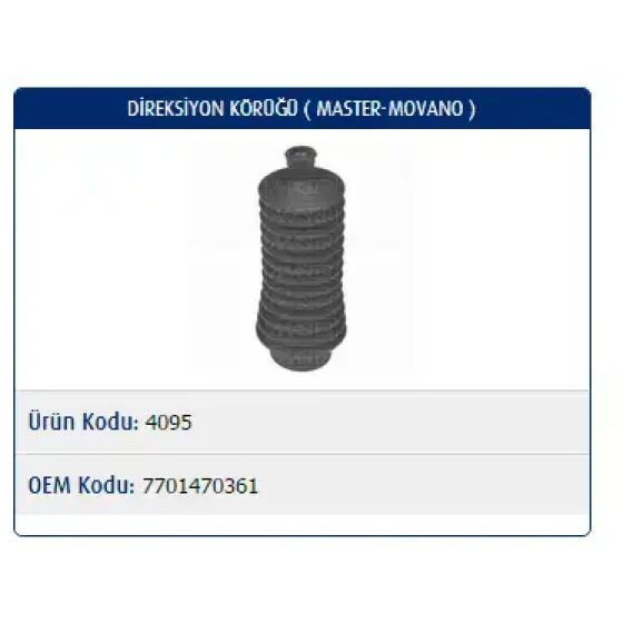 Master Rot Körüğü – M4095 ürün görseli