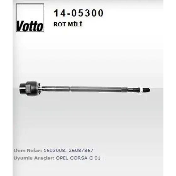 Votto Rot Mili – 14-05300 / OEM 1603008 ürün görseli