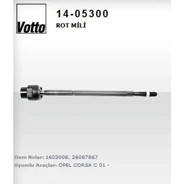 Votto Rot Mili – 14-05300 / OEM 1603008