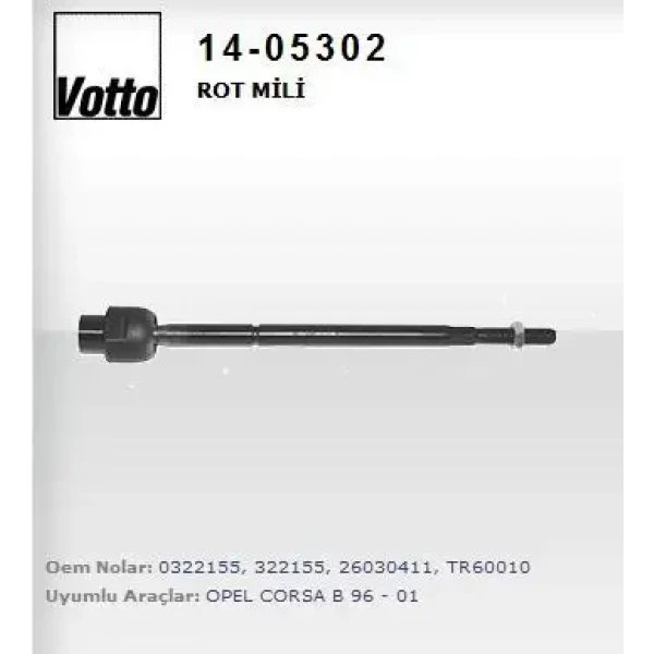 Votto Rot Mili – 14-05302 / OEM 322155
