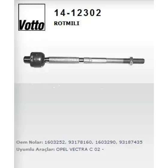 Votto Rot Mili – 14-12302 / OEM 93189450 ürün görseli