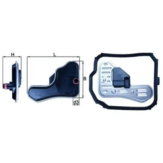 Mahle Şanzıman Filtresi – HX148D / OEM 226333 ürün görseli