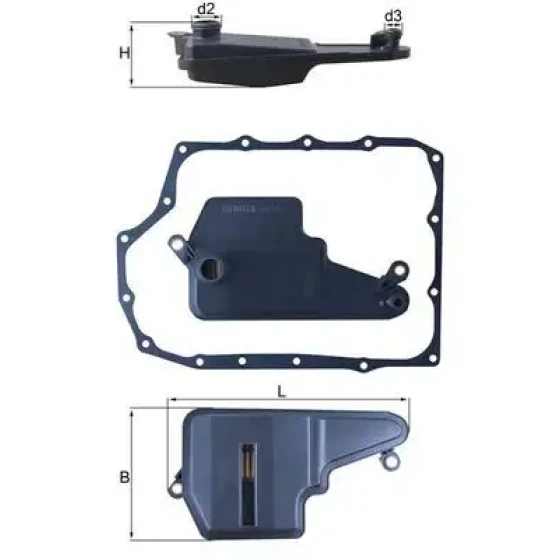 Mahle Şanzıman Filtresi – HX193D / OEM R2Y110431 ürün görseli