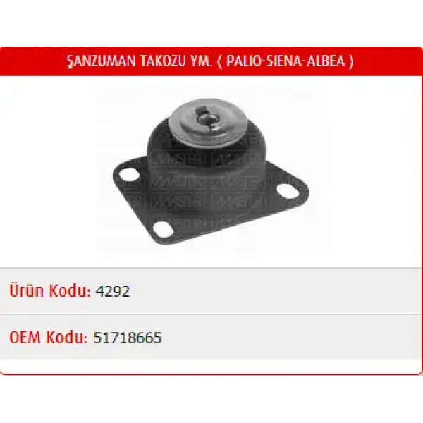 Master Şanzıman Takozu – M4292 / OEM 51718665