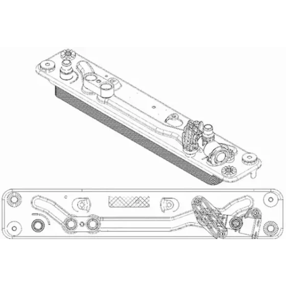 Mahle Şanzıman Yağ Soğutucu – CLC182000P / OEM 17217553389 ürün görseli