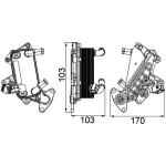Mahle Şanzıman Yağ Soğutucu – CLC25000P / OEM 3C0317037A