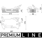 Mahle Şanzıman Yağ Soğutucu – CLC284000P / OEM PAB31702100