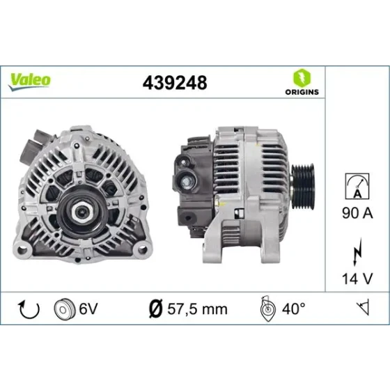 Valeo Şarj Dinamosu – 439248 ürün görseli