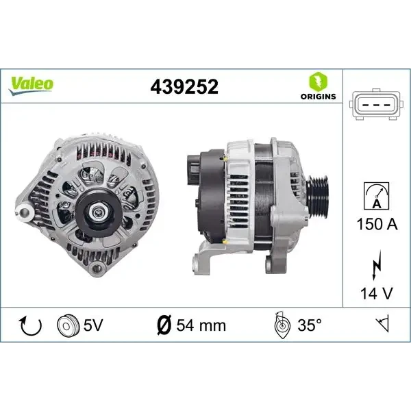 Valeo Şarj Dinamosu – 439252