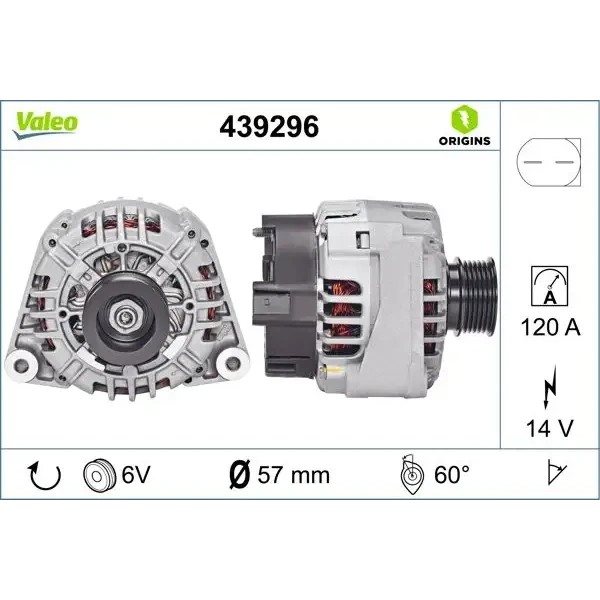 Valeo Şarj Dinamosu – 439296 / OEM A0111547202