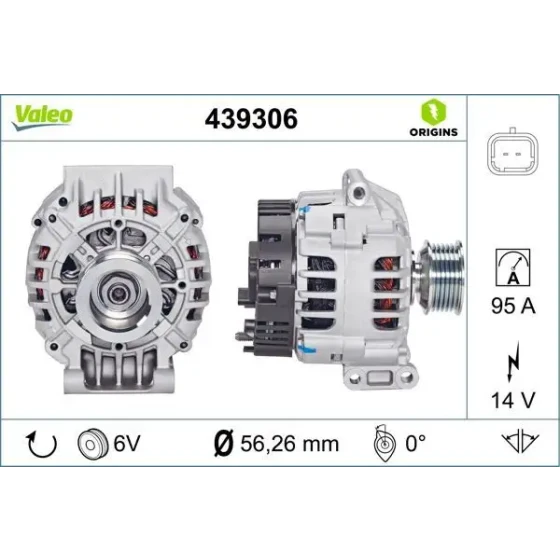 Valeo Şarj Dinamosu – 439306 ürün görseli