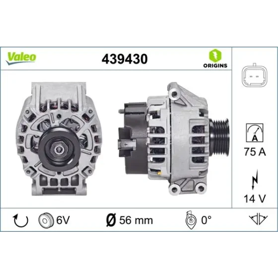 Valeo Şarj Dinamosu – 439430 ürün görseli