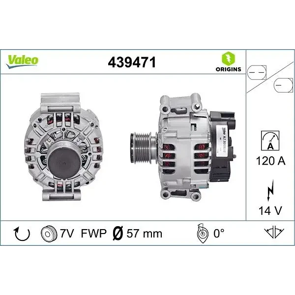 Valeo Şarj Dinamosu – 439471 / OEM A2711540902