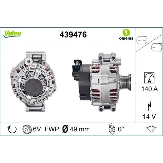 Valeo Şarj Dinamosu – 439476 ürün görseli
