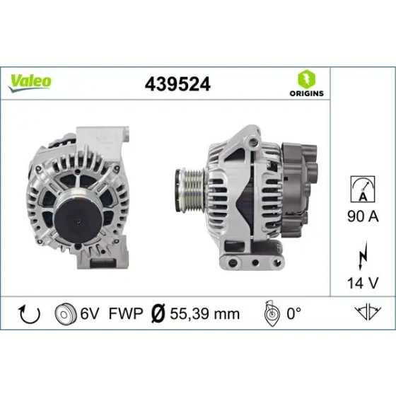 Valeo Şarj Dinamosu – 439524 ürün görseli