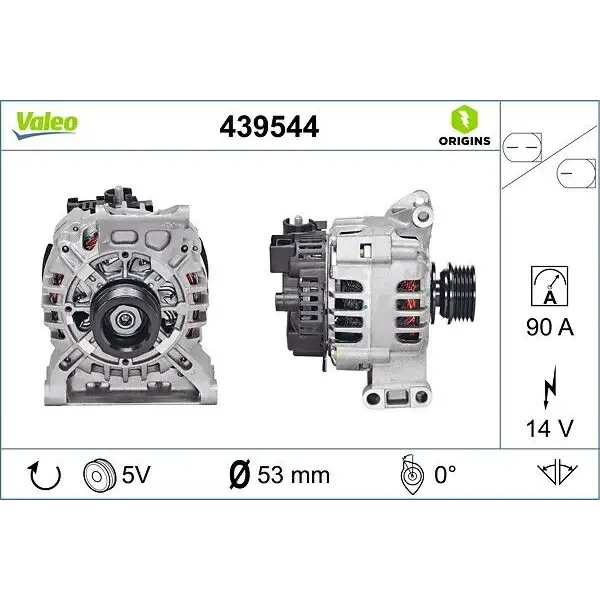 Valeo Şarj Dinamosu – 439544 / OEM A2661541202