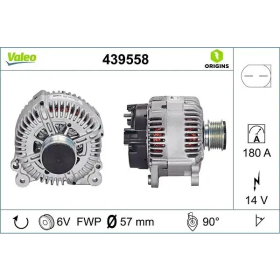 Valeo Şarj Dinamosu – 439558 ürün görseli