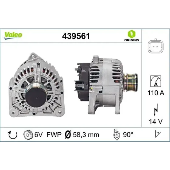 Valeo Şarj Dinamosu – 439561 ürün görseli