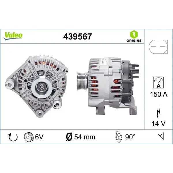 Valeo Şarj Dinamosu – 439567 / OEM 12317797661