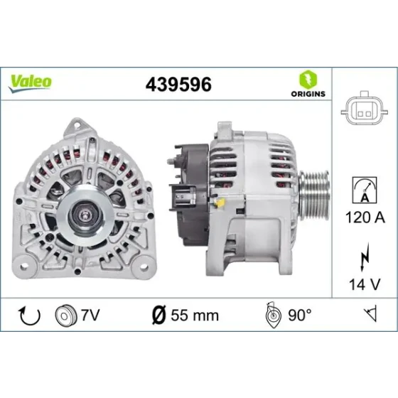Valeo Şarj Dinamosu – 439596 ürün görseli