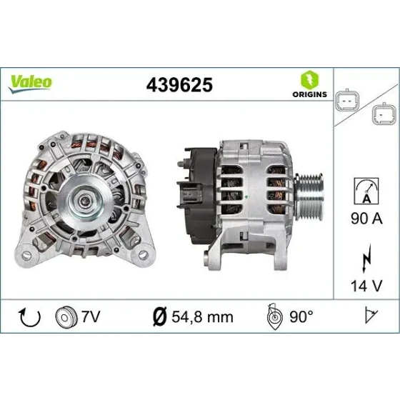 Valeo Şarj Dinamosu – 439625 ürün görseli