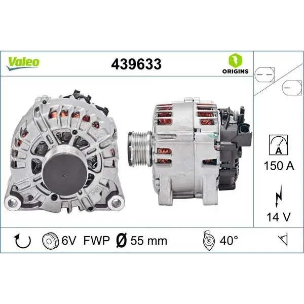 Valeo Şarj Dinamosu – 439633 / OEM 8V2110300BB
