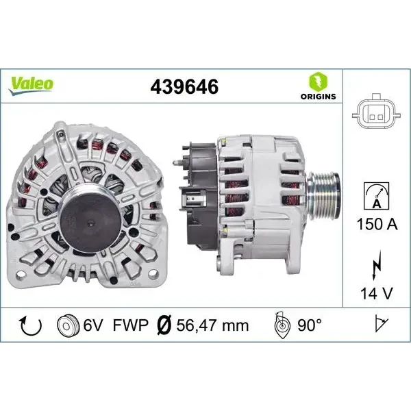 Valeo Şarj Dinamosu – 439646