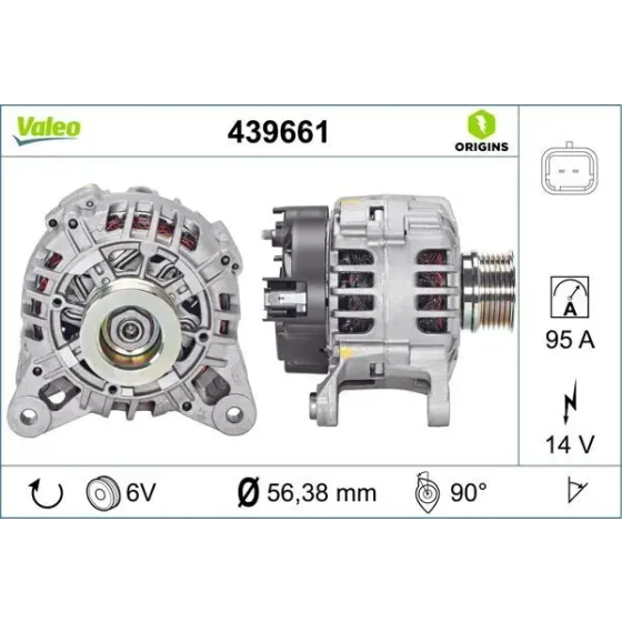 Valeo Şarj Dinamosu – 439661 ürün görseli