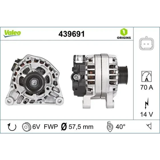 Valeo Şarj Dinamosu – 439691 ürün görseli
