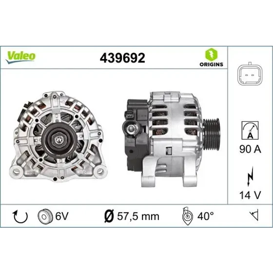 Valeo Şarj Dinamosu – 439692 ürün görseli