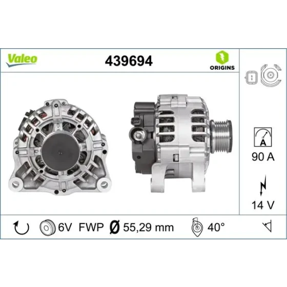 Valeo Şarj Dinamosu – 439694 ürün görseli