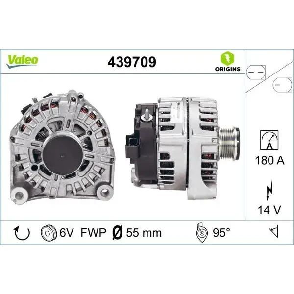 Valeo Şarj Dinamosu – 439709 / OEM 12318509023