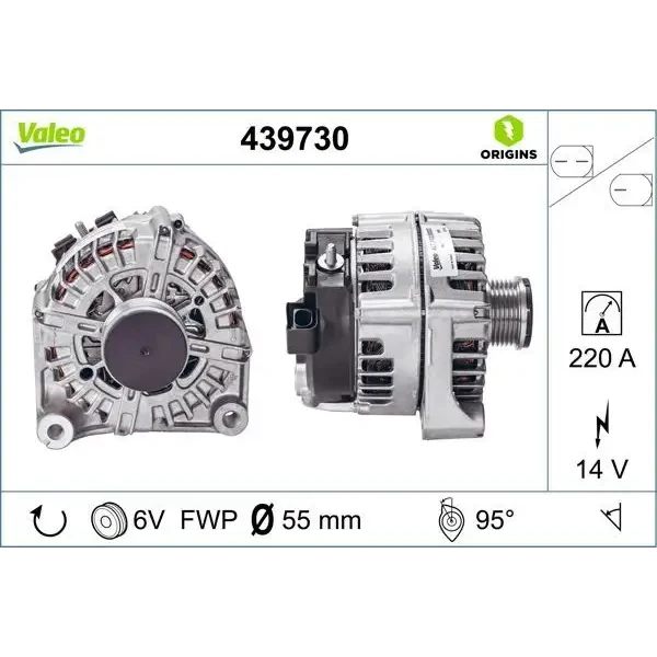 Valeo Şarj Dinamosu – 439730 / OEM 12318509024