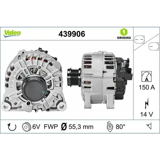 Valeo Şarj Dinamosu – 439906 ürün görseli
