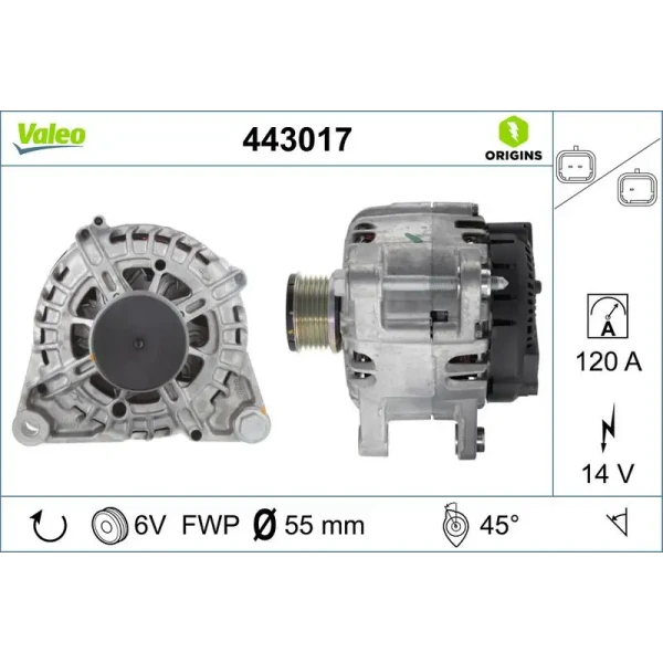 Valeo Şarj Dinamosu – 443017