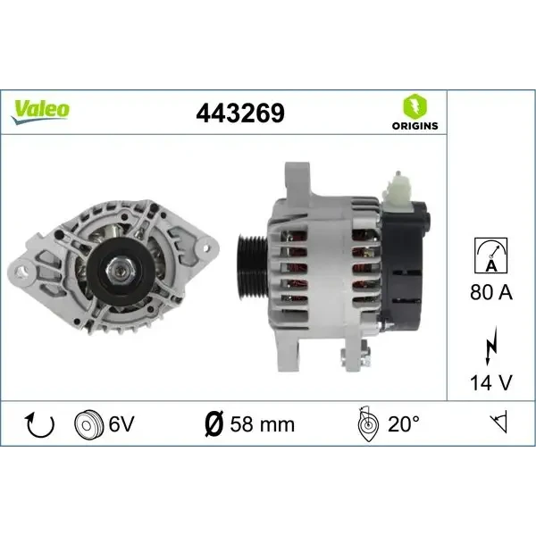 Valeo Şarj Dinamosu – 443269
