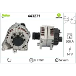 Valeo Şarj Dinamosu – 443271 / OEM A0009069305
