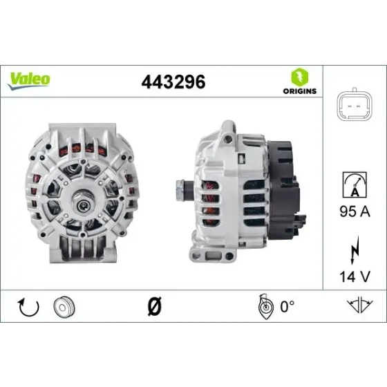 Valeo Şarj Dinamosu – 443296 ürün görseli