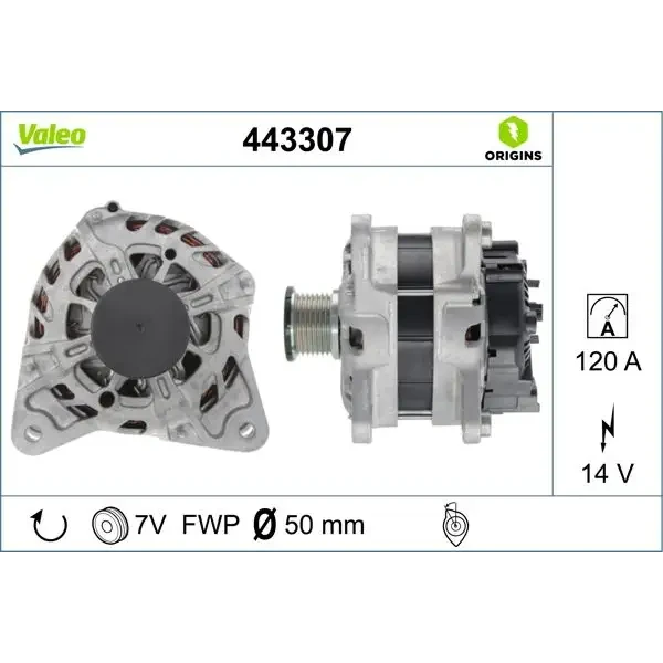 Valeo Şarj Dinamosu – 443307 / OEM 231008272R