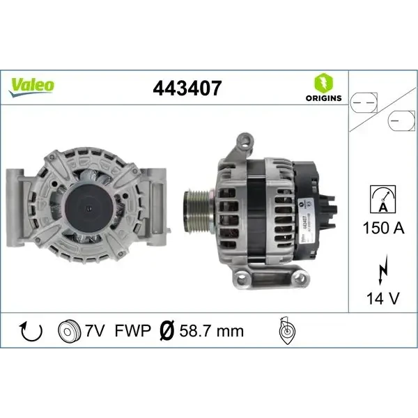 Valeo Şarj Dinamosu – 443407