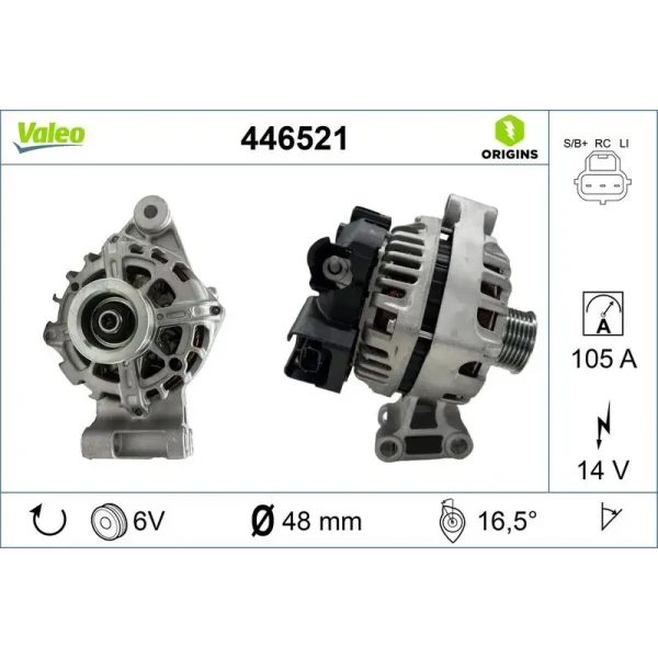 Valeo Şarj Dinamosu – 446521