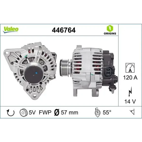 Valeo Şarj Dinamosu – 446764 / OEM 373002A150 ürün görseli