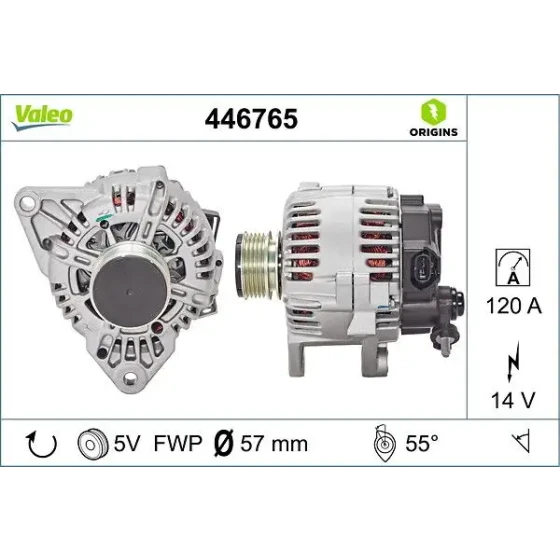 Valeo Şarj Dinamosu – 446765 / OEM 373002A401 ürün görseli