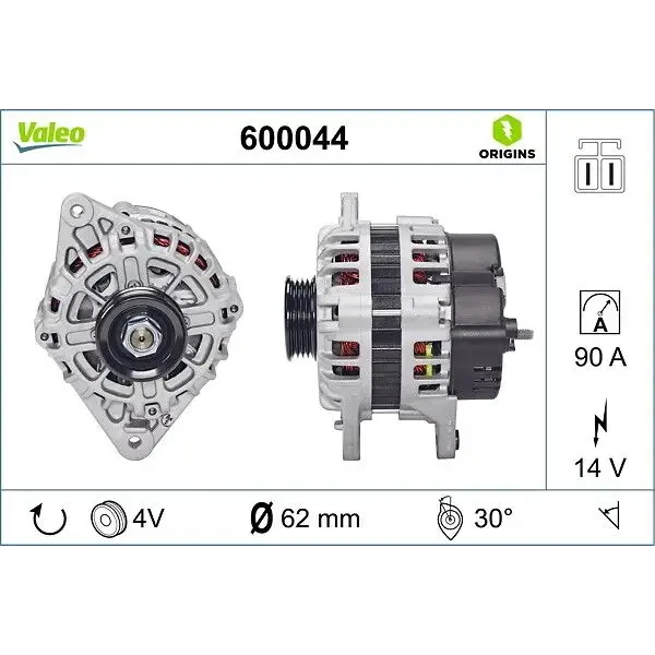 Valeo Şarj Dinamosu – 600044