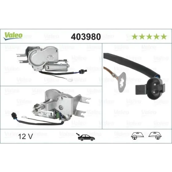 Valeo Silecek Motoru (Arka) – 403980 / OEM 90386268 ürün görseli