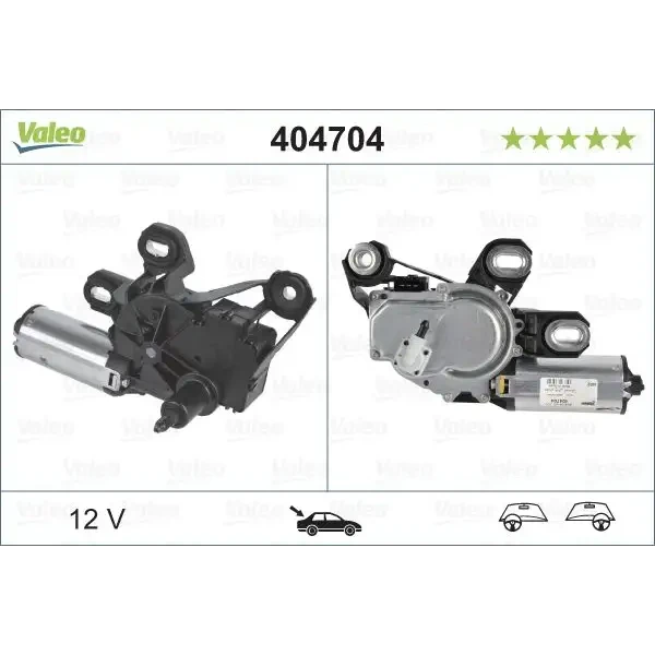 Valeo Silecek Motoru (Arka) – 404704 / OEM A6398200408