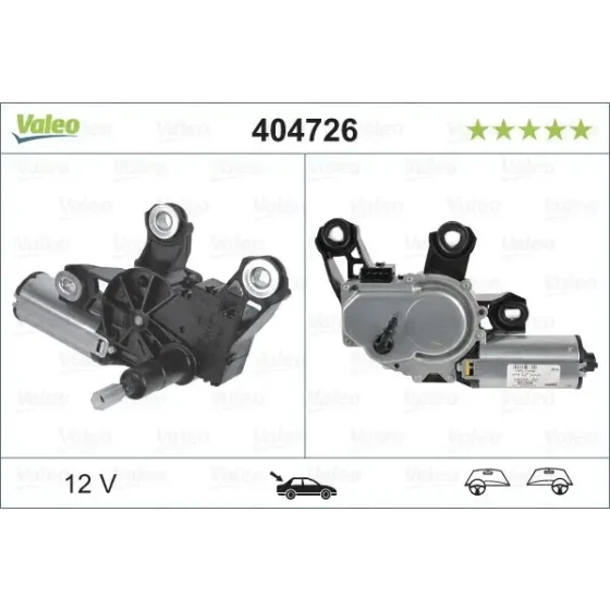 Valeo Silecek Motoru (Arka) – 404726 / OEM 6Q6955711B ürün görseli