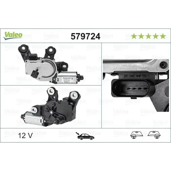 Valeo Silecek Motoru (Arka) – 579724