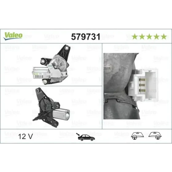 Valeo Silecek Motoru (Arka) – 579731 ürün görseli