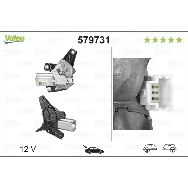 Valeo Silecek Motoru (Arka) – 579731